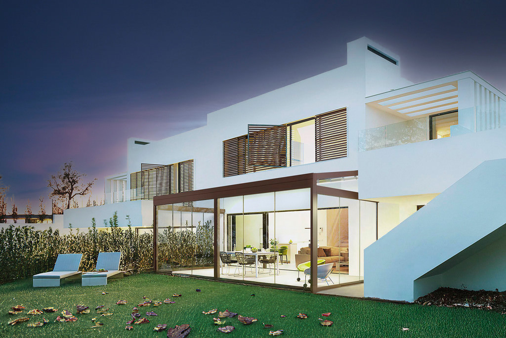 pergola bioclimatica autunno