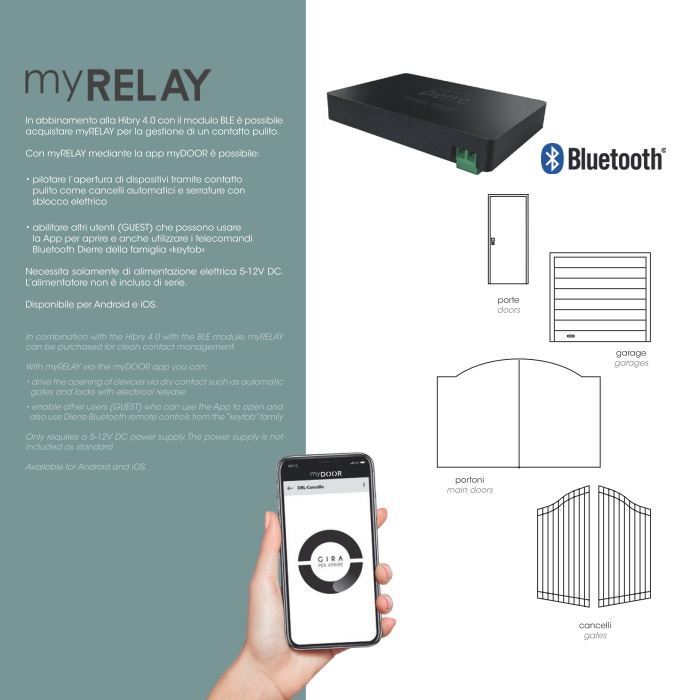 App mobile per porte blindate Dierre