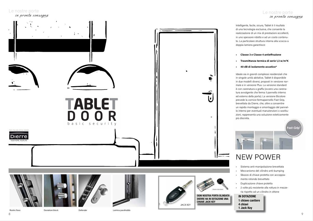 Porta blindata Tablet Dierre