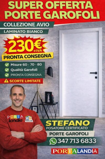 Super Offerta Porte Garofoli Avio